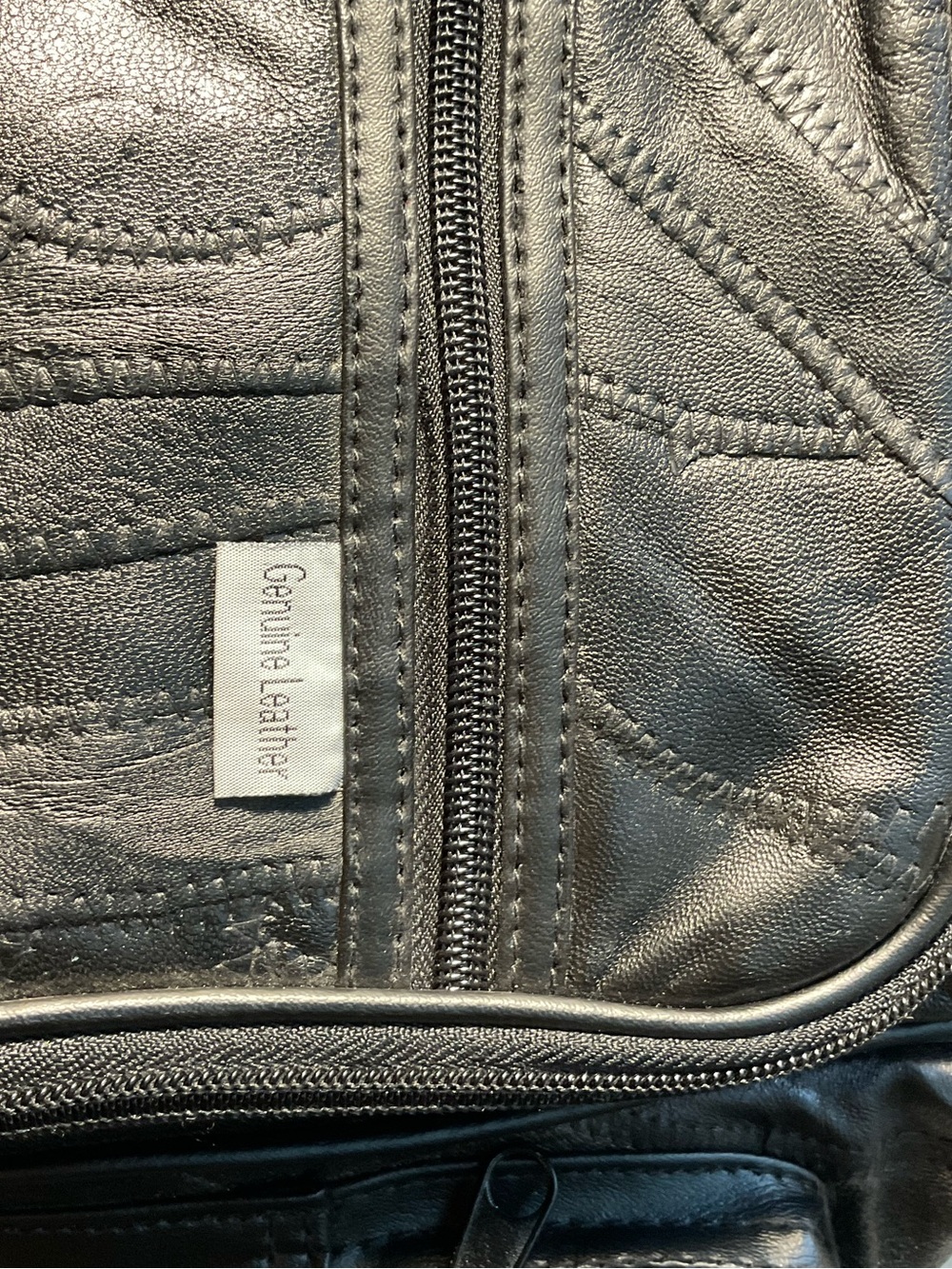 Embassy USA Genuine Leather Black Multi-Pocket Backpack Travel Laptop Bag NWT - Picture 6 of 10
